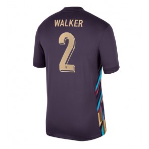 England Kyle Walker #2 Udebanetrøje EM 2024 Kort ærmer